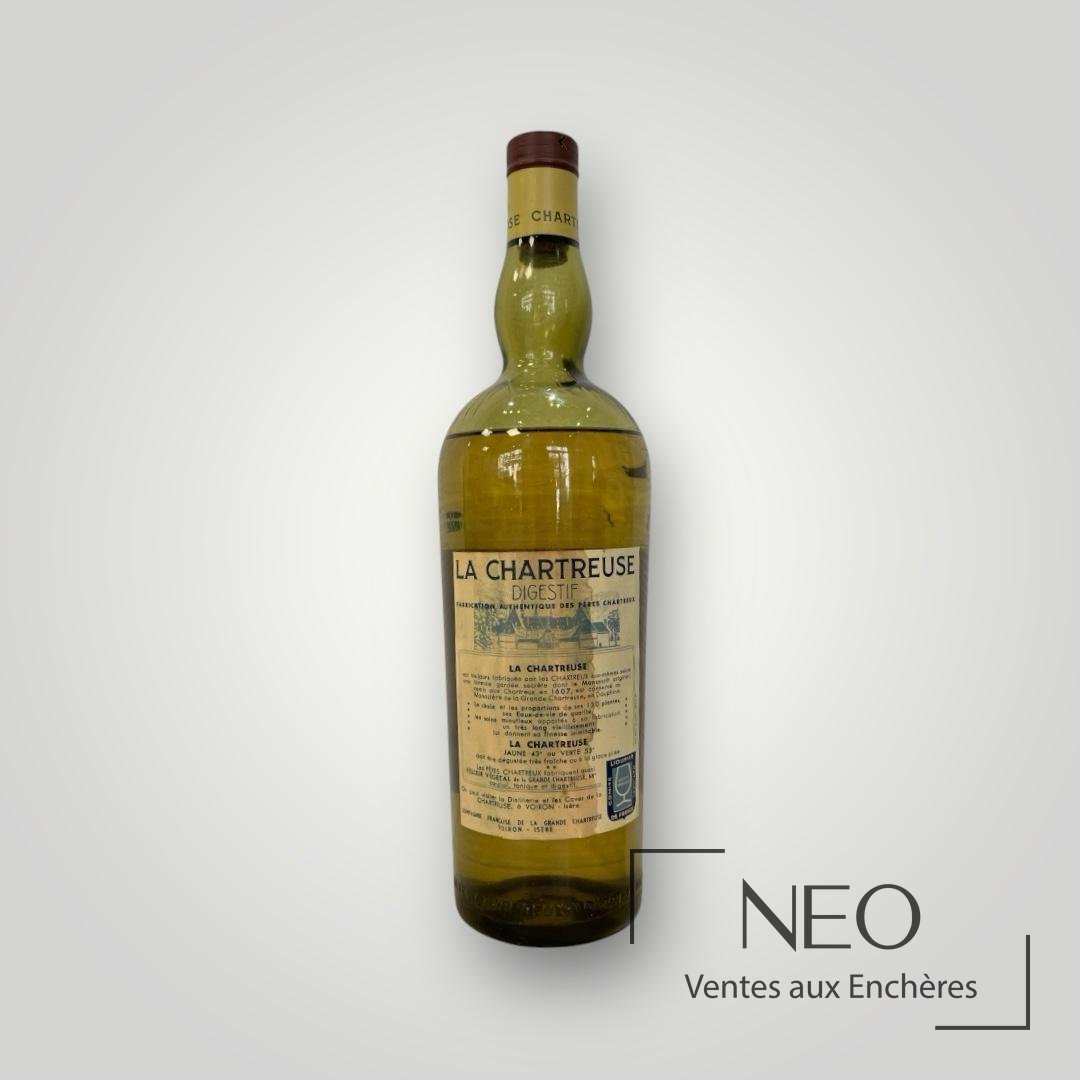 Chartreuse jaune, bouteille, période 1956-1964, Voiron