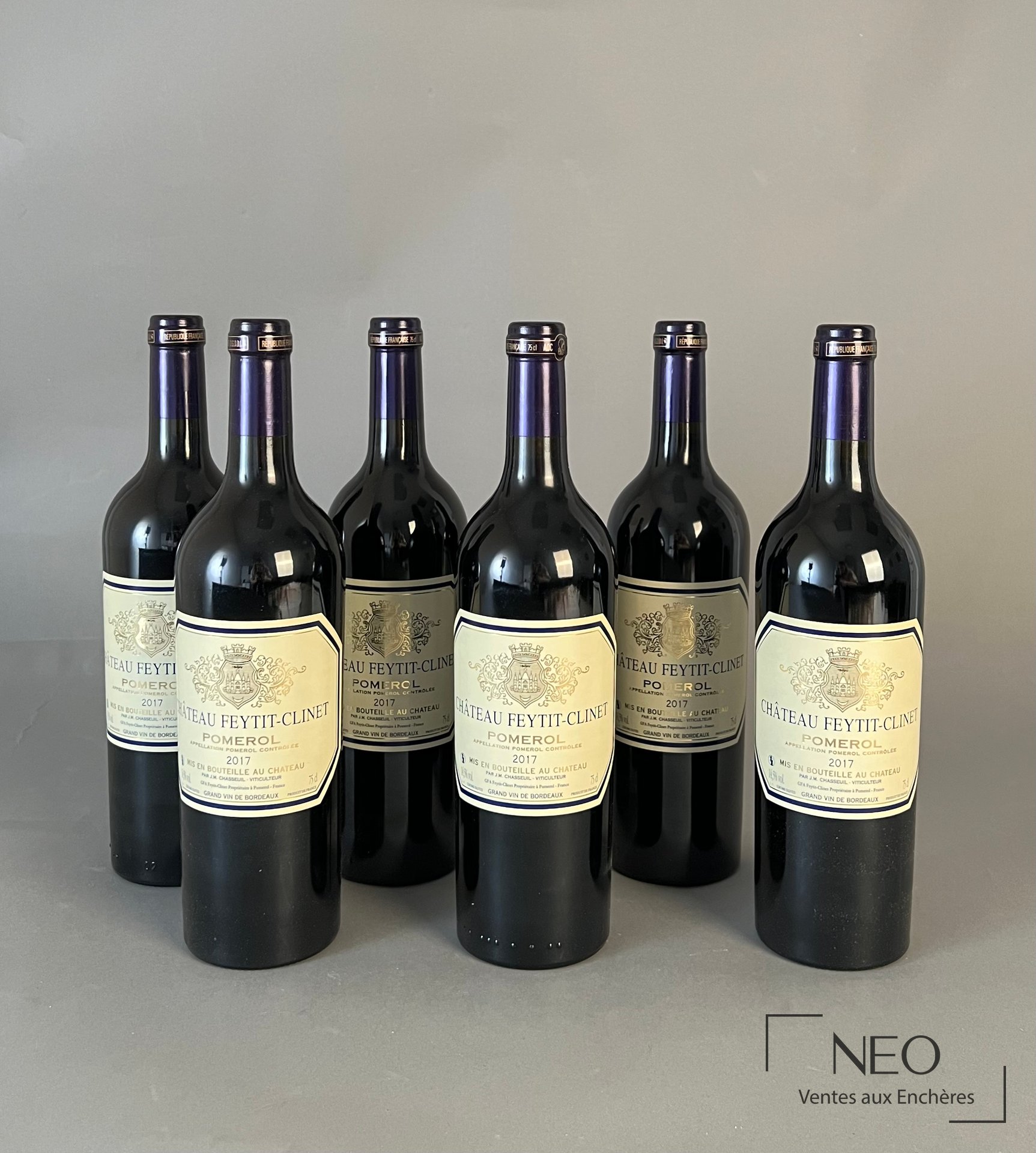 Château Feytit-Clinet Pomerol 2017, 6 bouteilles en caisse d&rsquo;origine