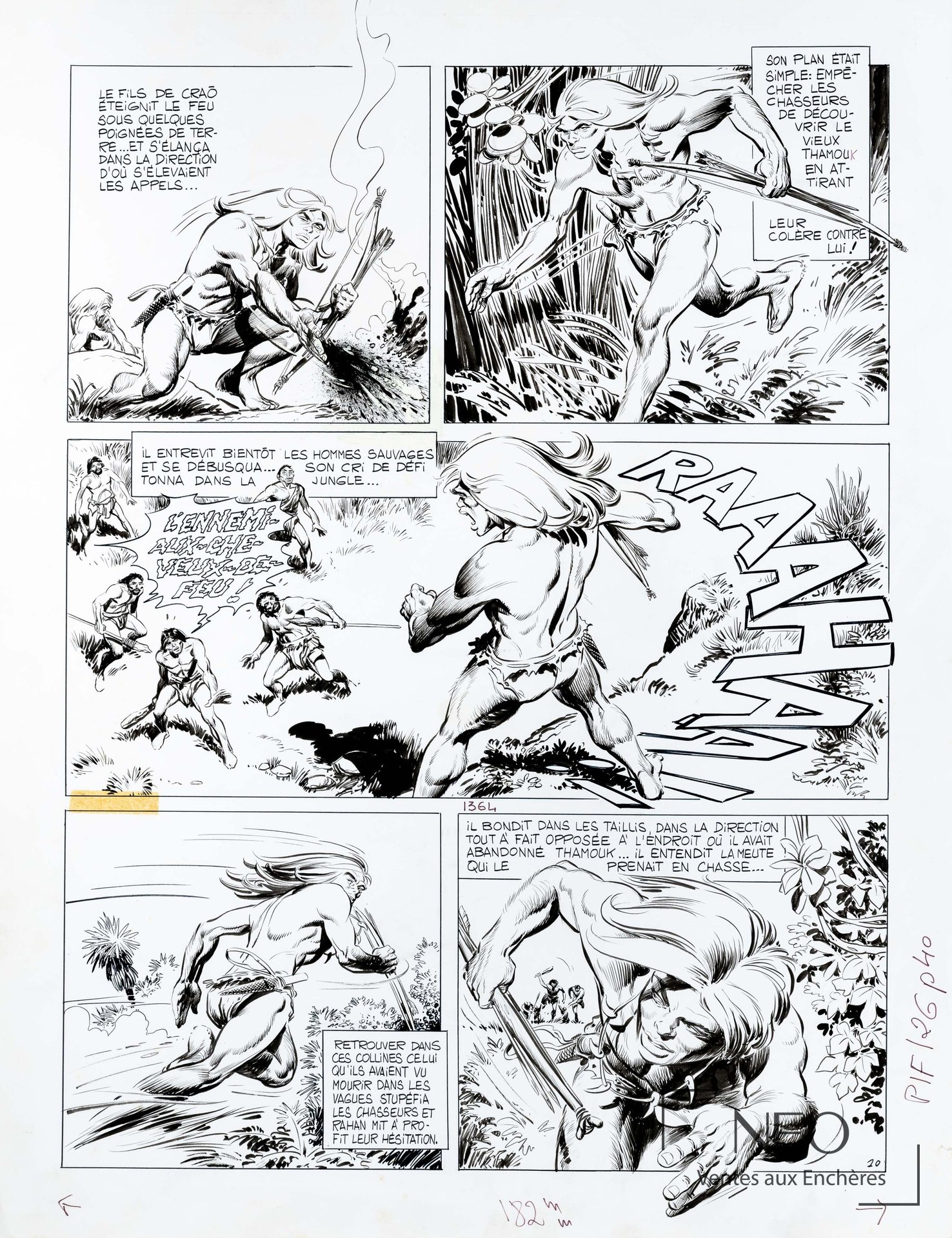 Cheret André et Lecureux Roger, Rahan, Le clan sauvage, planche 10