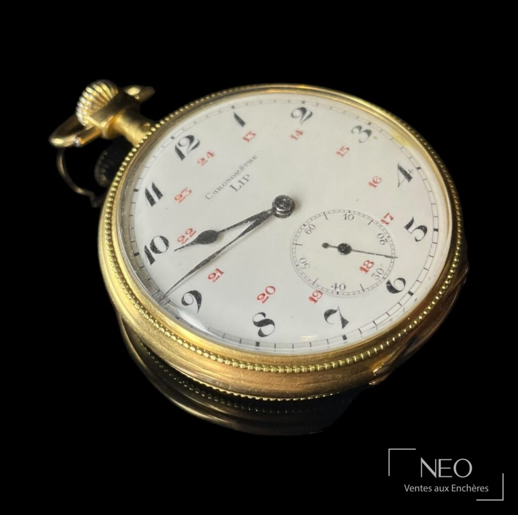 Chronomètre LIP en or jaune