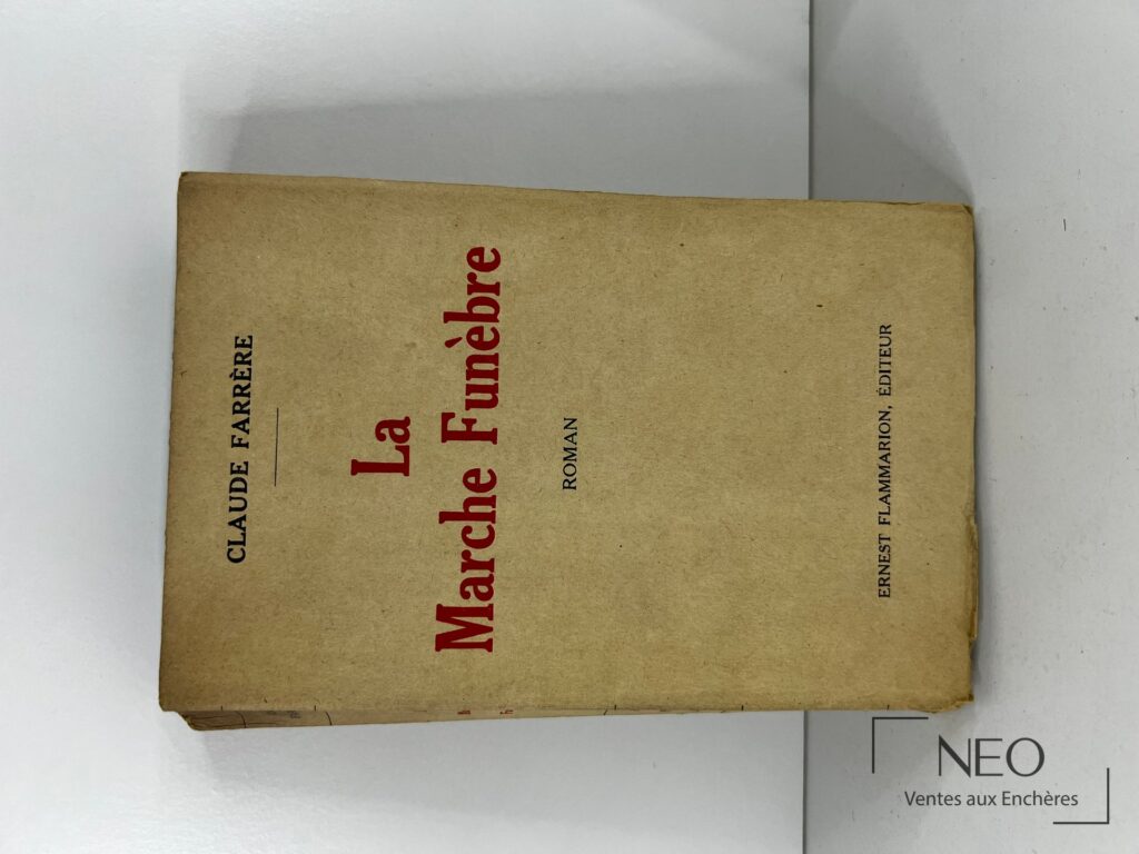 Couverture brochee de La marche funebre de Claude Farrere
