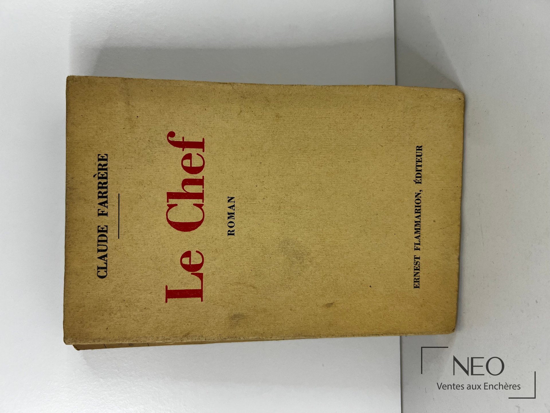 Couverture du livre Le chef de Claude Farrère