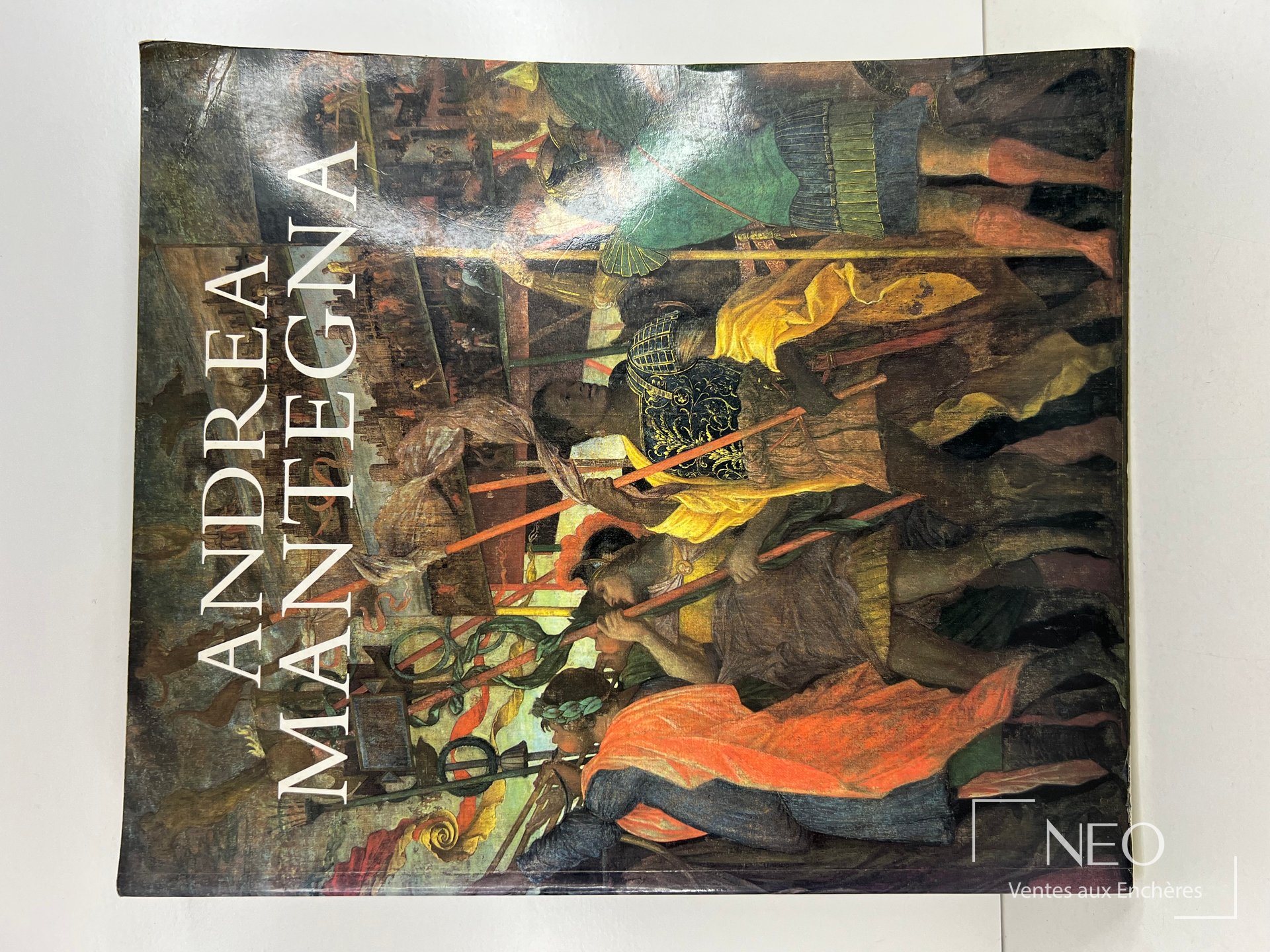 Couverture illustrée du livre Andrea Mantegna en format in-4