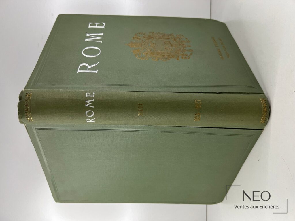 Reliure verte de Rome