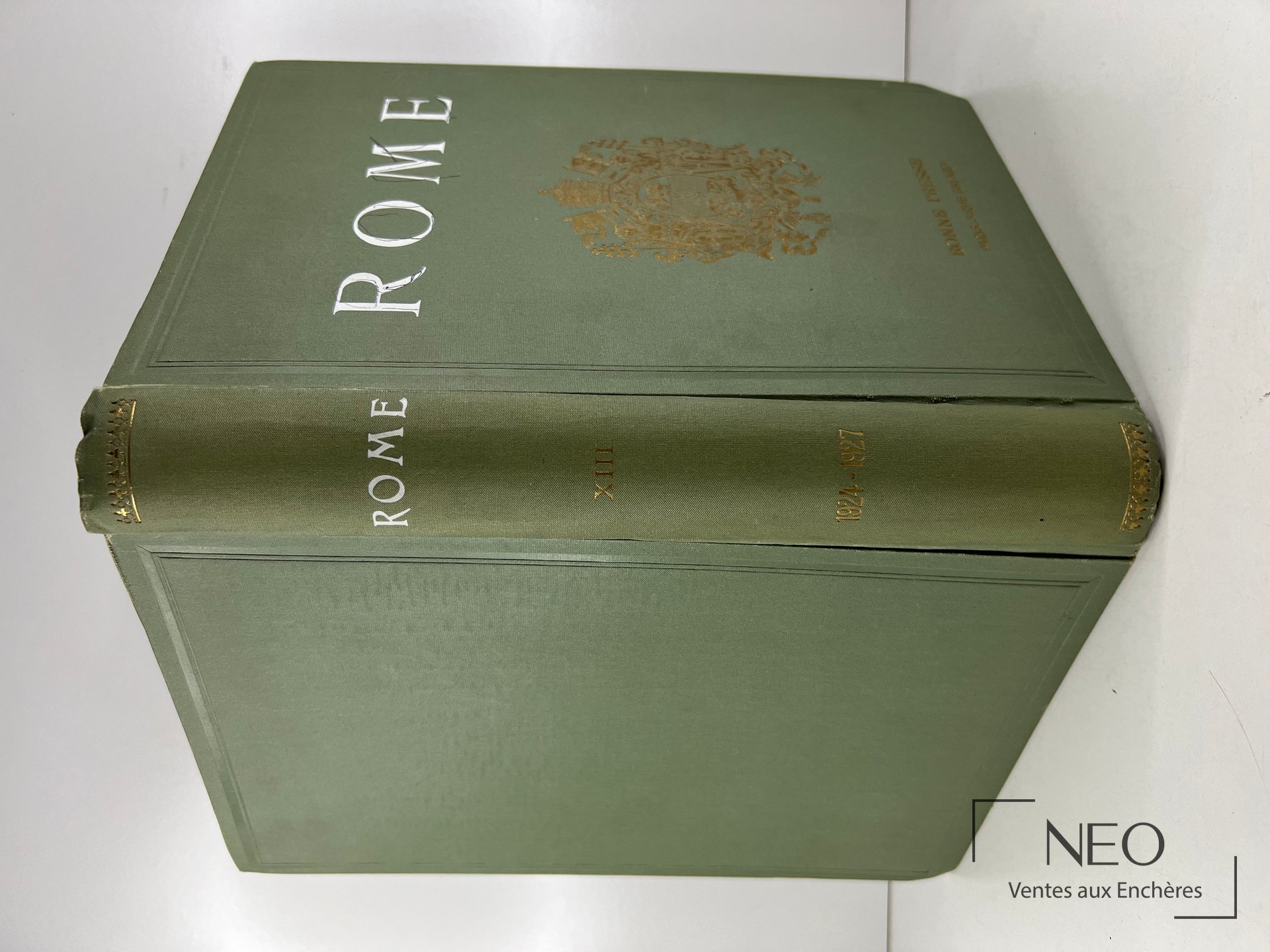 Reliure verte de Rome