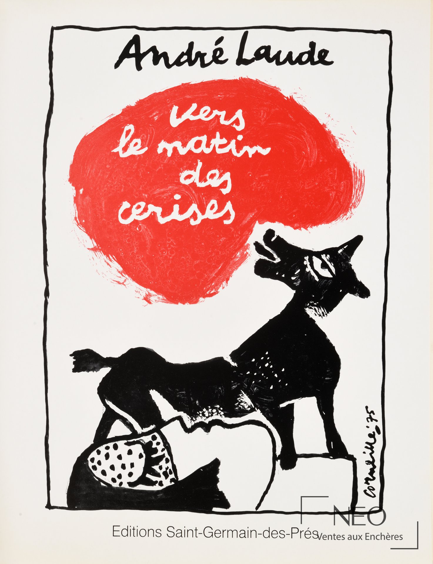 Couverture illustrée de Vers le matin des cerises par Corneille et André Laude