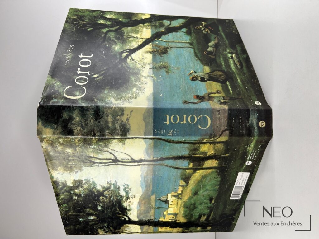 Couverture illustrée du catalogue Corot 1796-1875