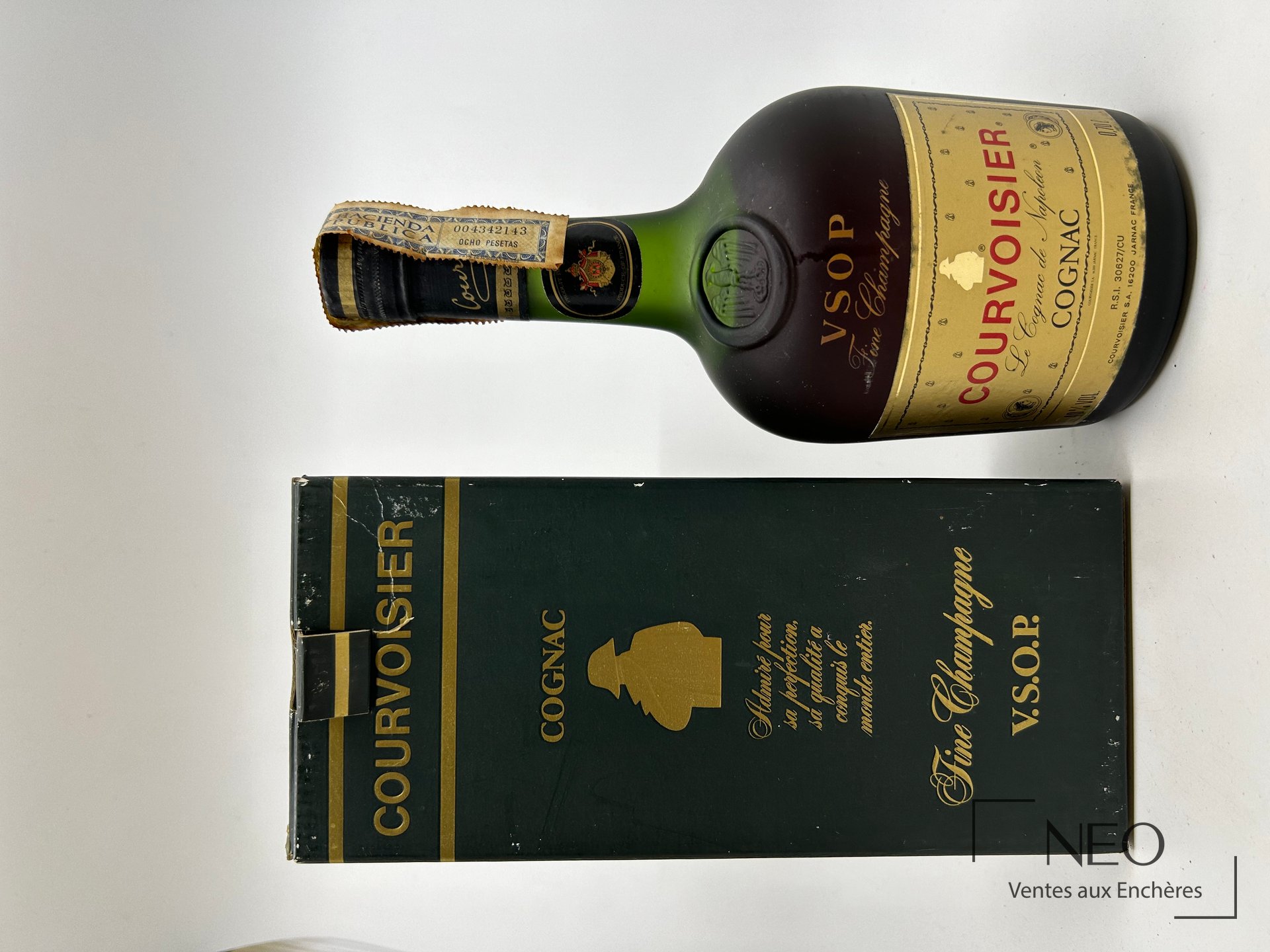 Courvoisier Cognac VSOP Fine Champagne avec sa boîte