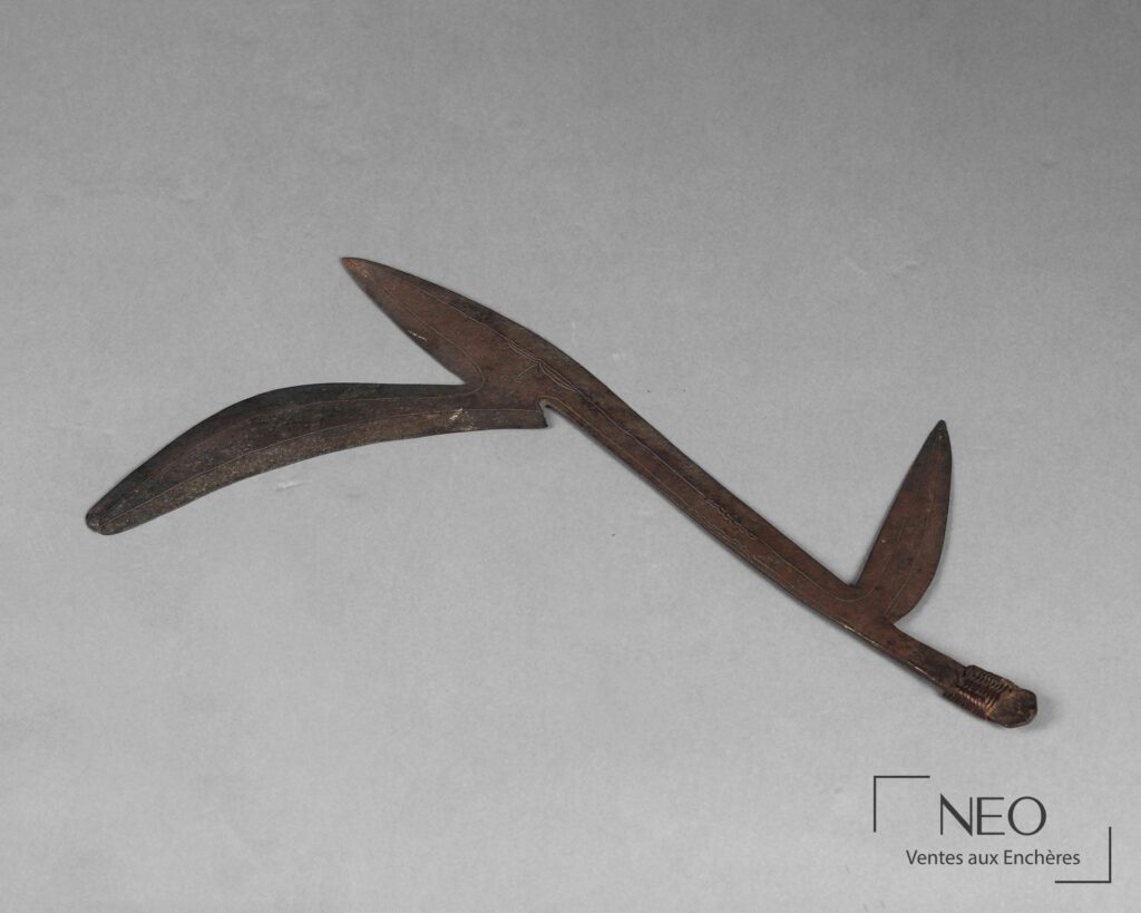 Couteau de jet Zandé en fer