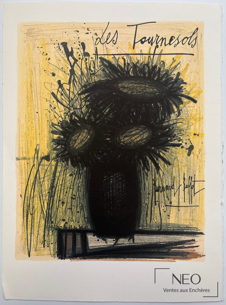 Lithographie en couleurs de Bernard Buffet