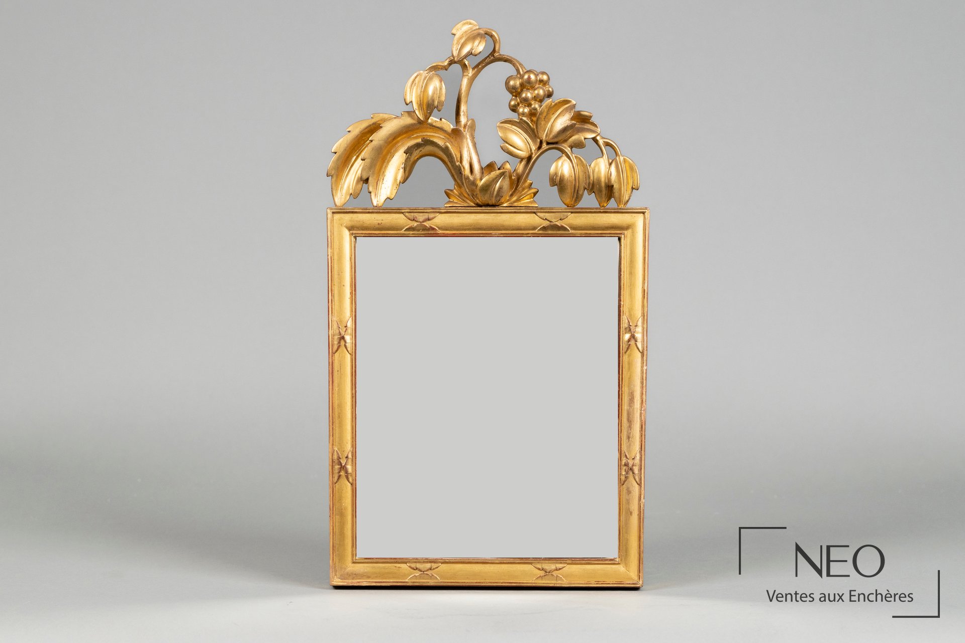 Dagobert Peche, miroir rectangulaire modèle créé vers 1922, Wiener Werkstätte