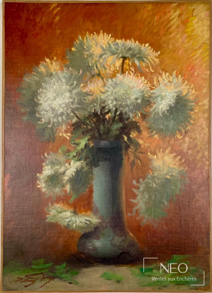 Bouquet de chrysanthèmes de Delphin Enjolras