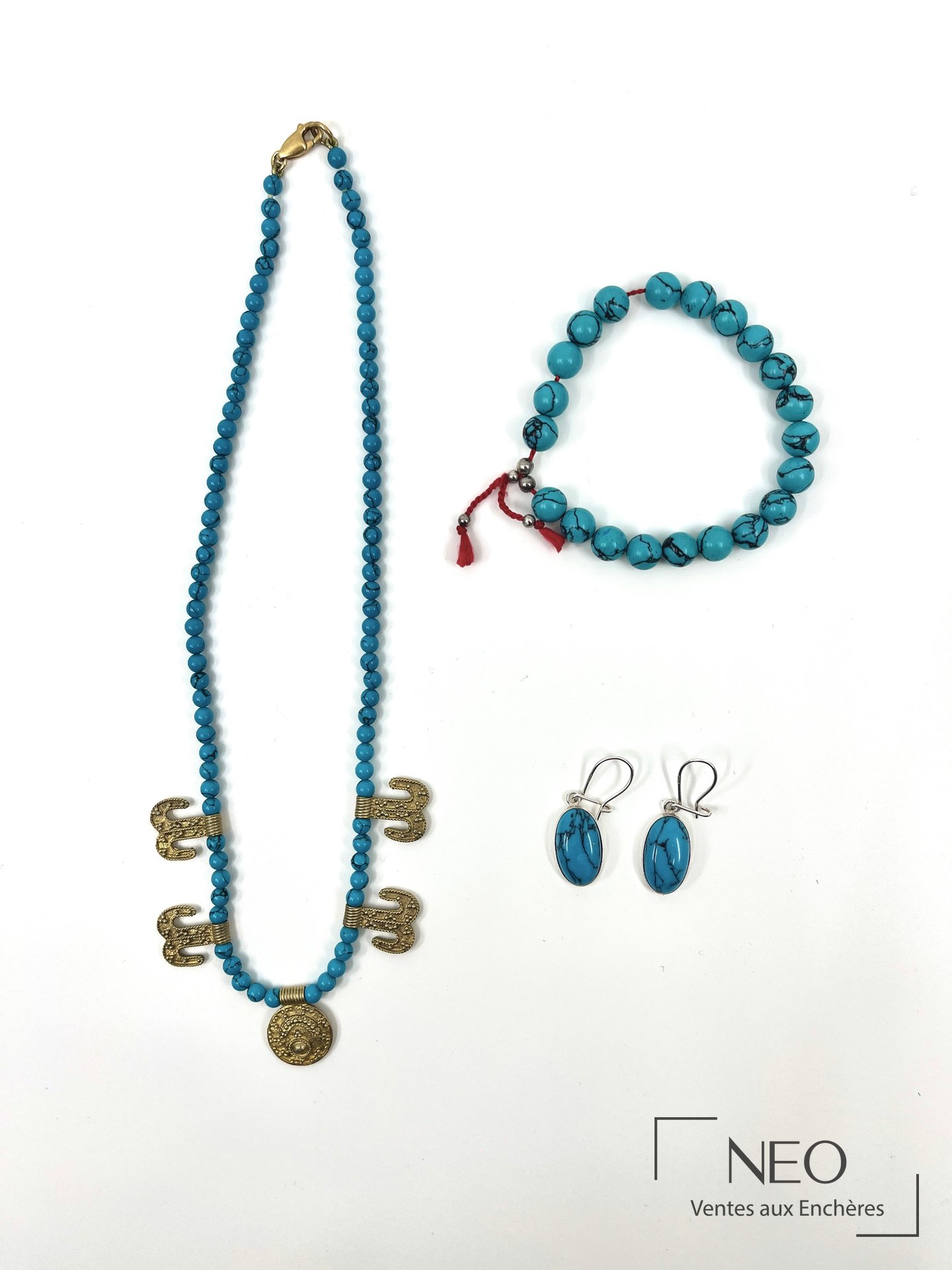 Demi-parure avec collier