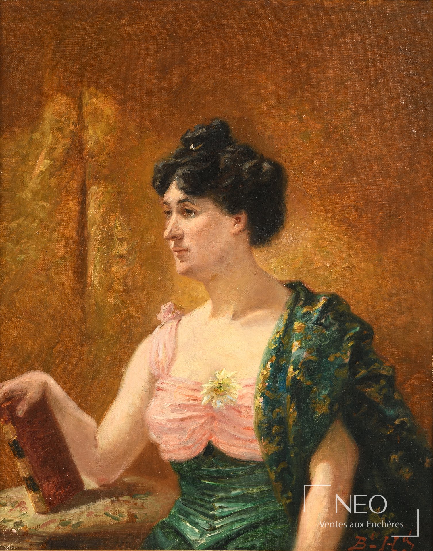 Portrait féminin en buste