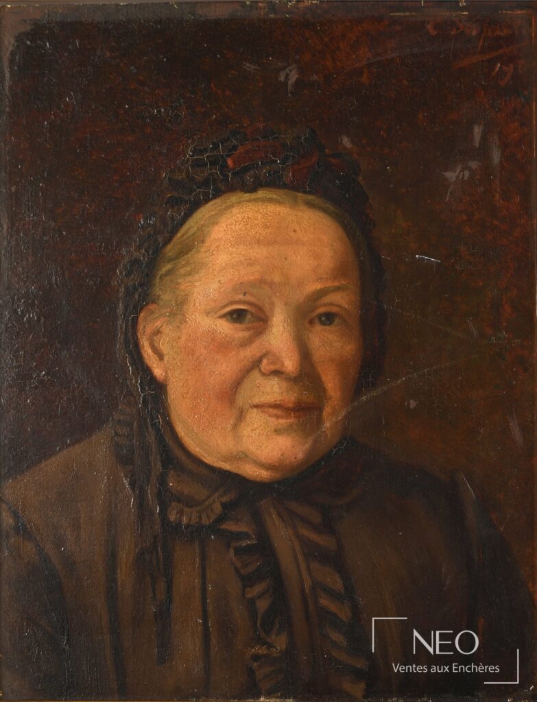 Portrait de femme au bonnet