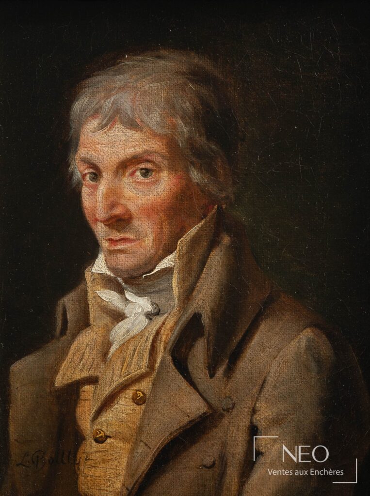 Portrait d’homme peint à l’huile