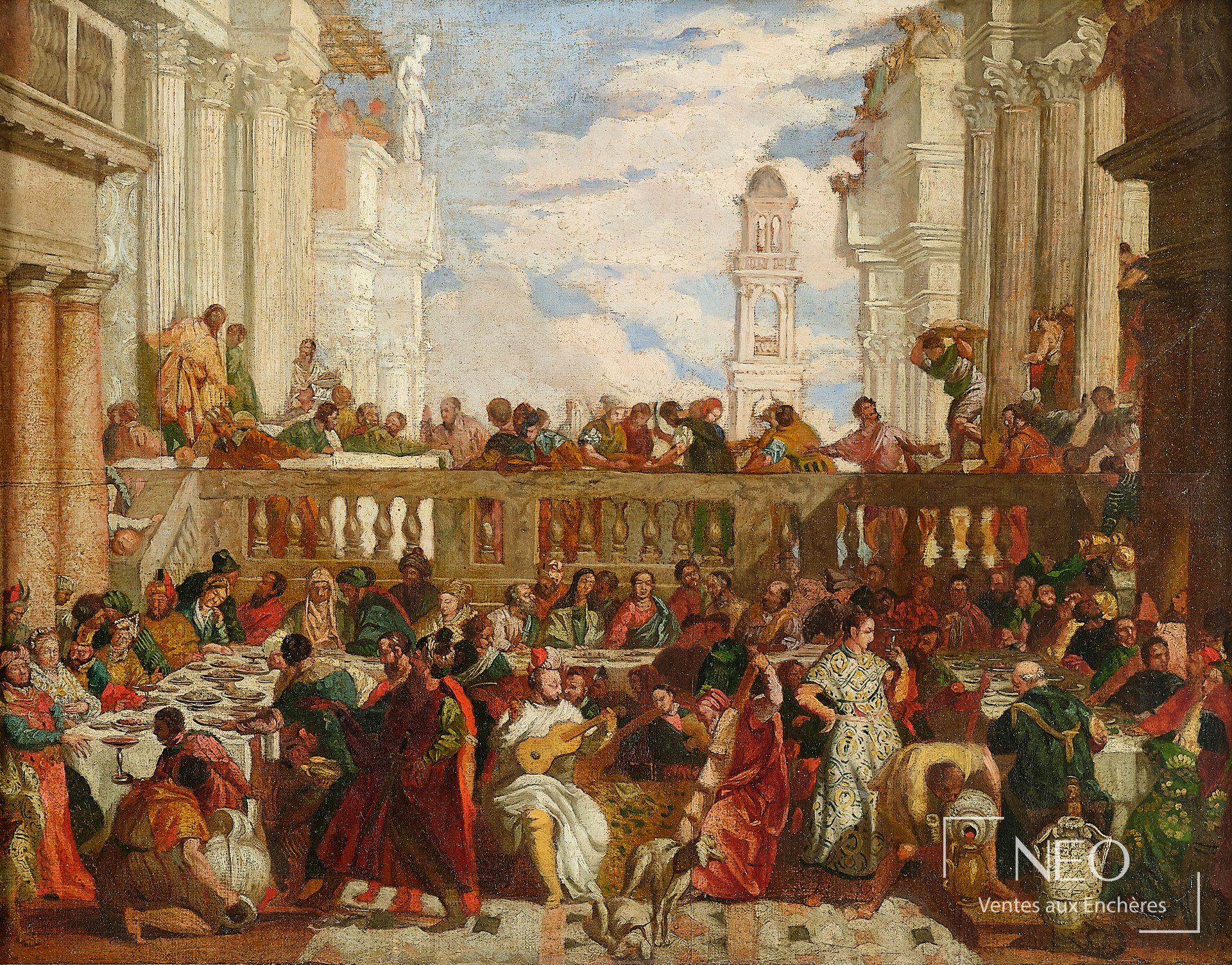 École italienne du XIXe siècle, d’après Véronèse, Les Noces de Cana