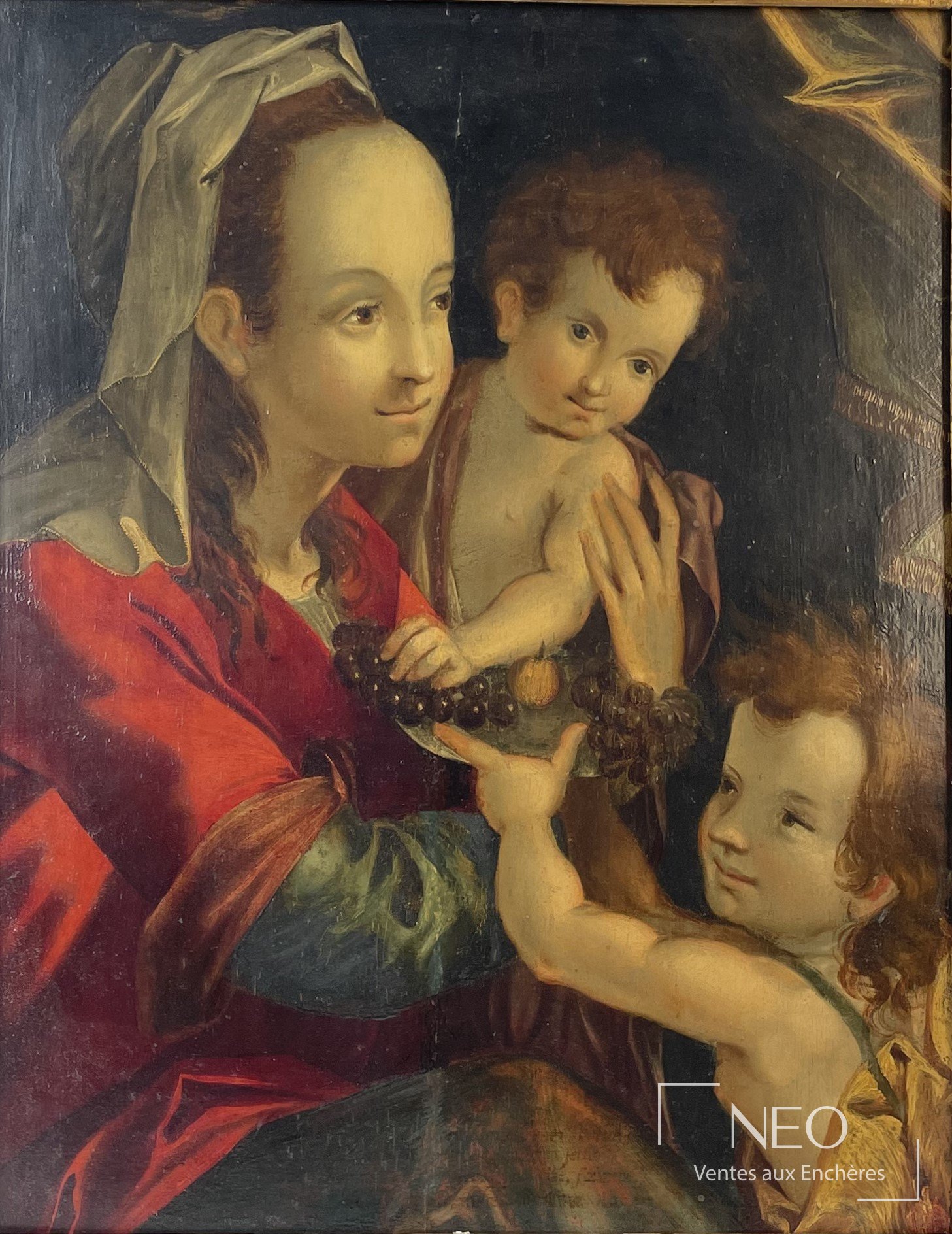 Vierge à l'enfant d'après Bronzino