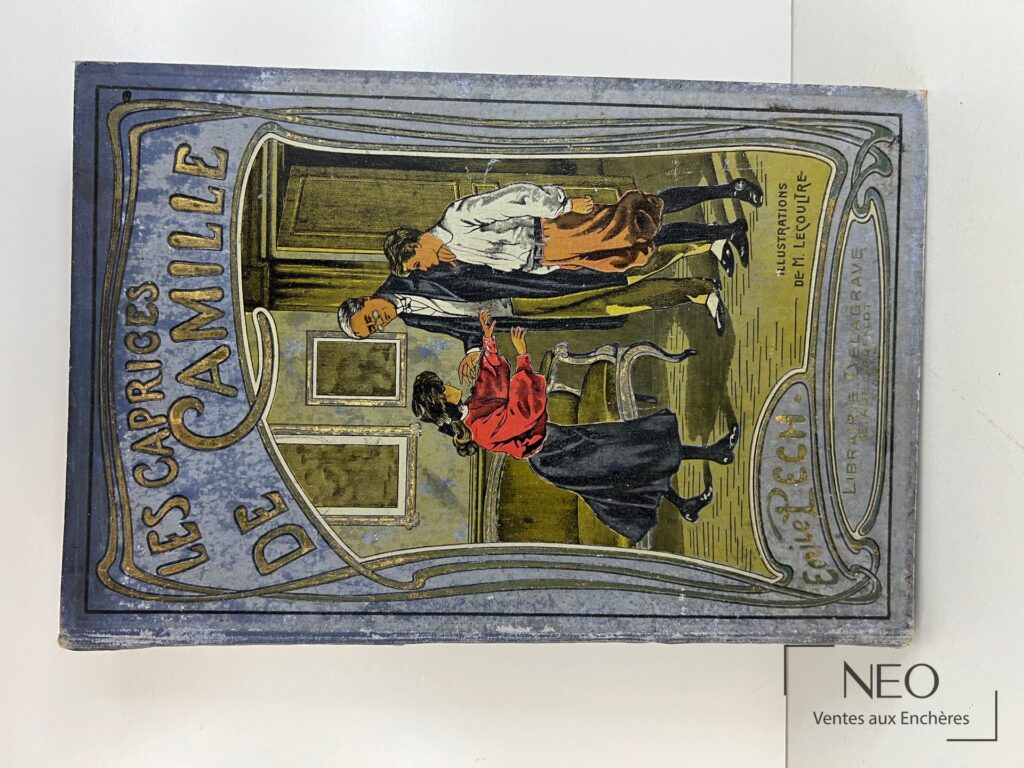 Couverture illustrée du livre Les Caprices de Camille d'Emile Pech.