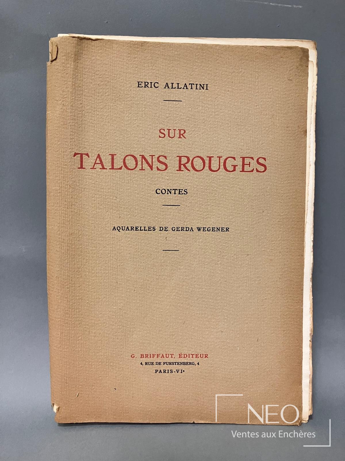 Éric Allatini, Sur talons rouges, contes illustrés par Gerda Wegener