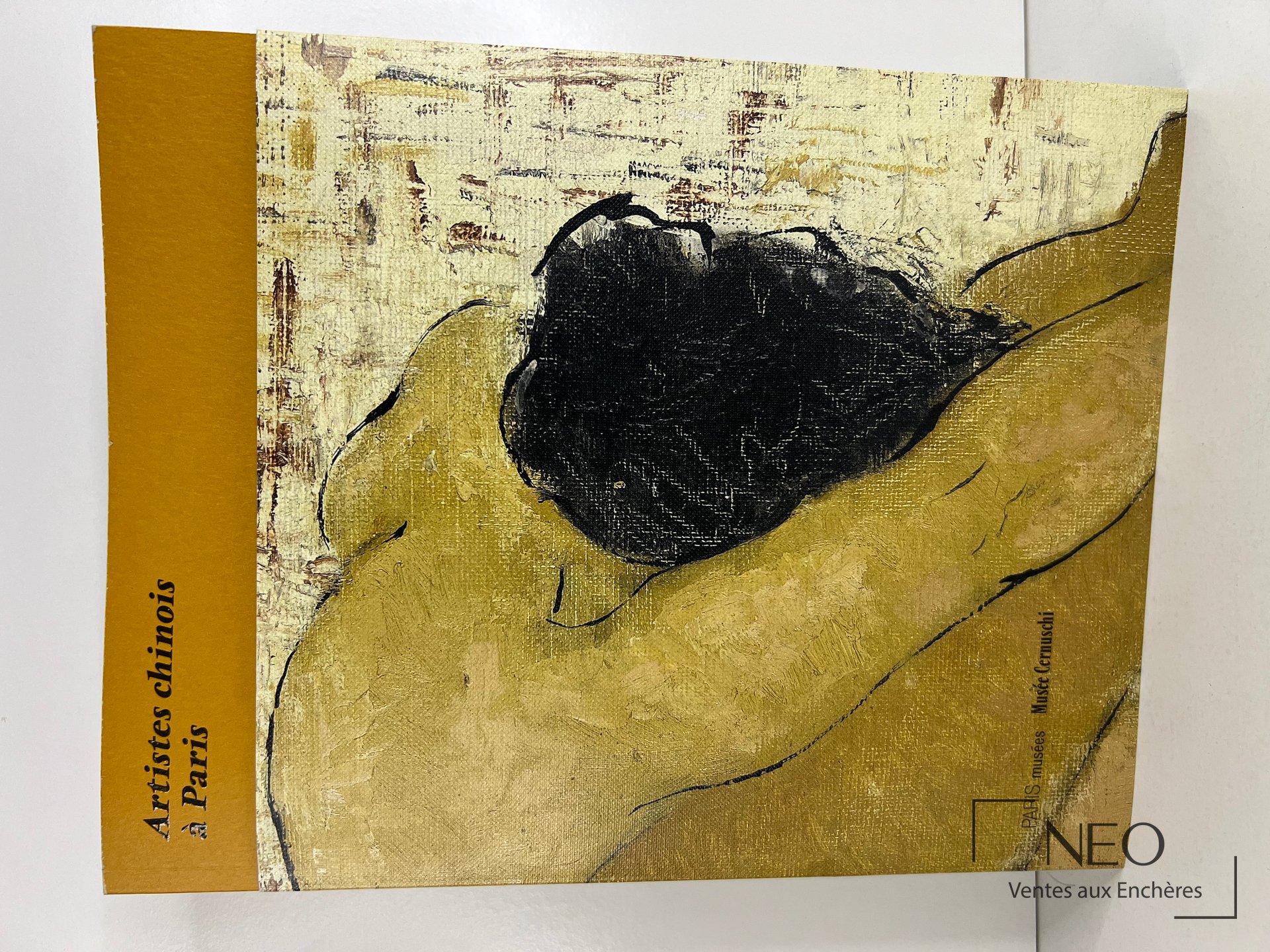 Couverture illustrée du livre Artistes chinois à Paris d’Eric Lefebvre