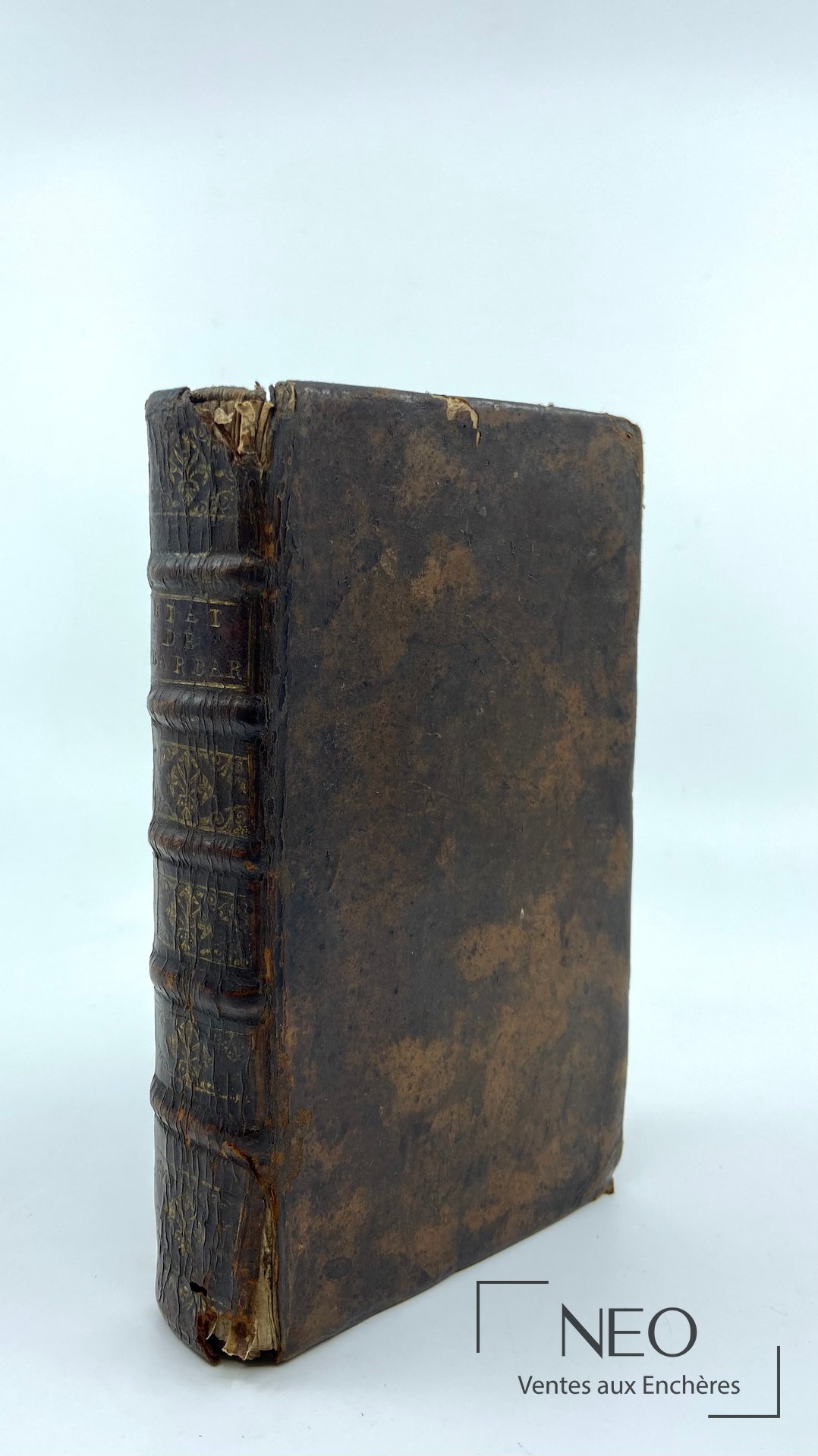 Livre ancien en reliure plein veau d’époque
