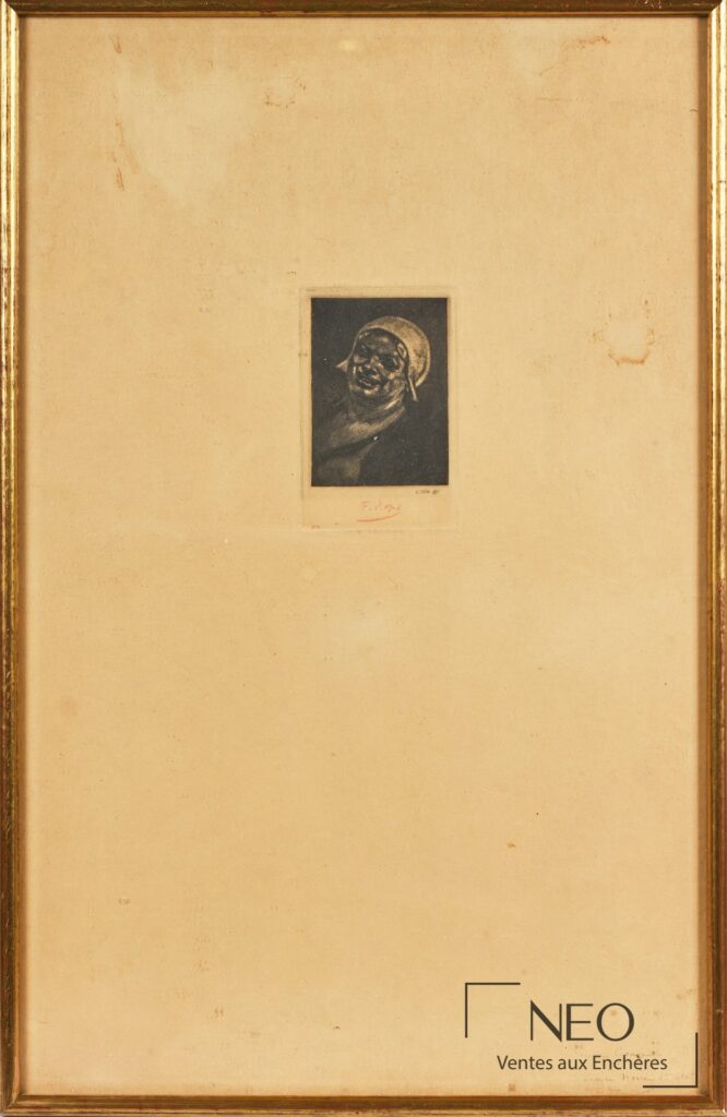 Gravure de Félicien Rops encadrée