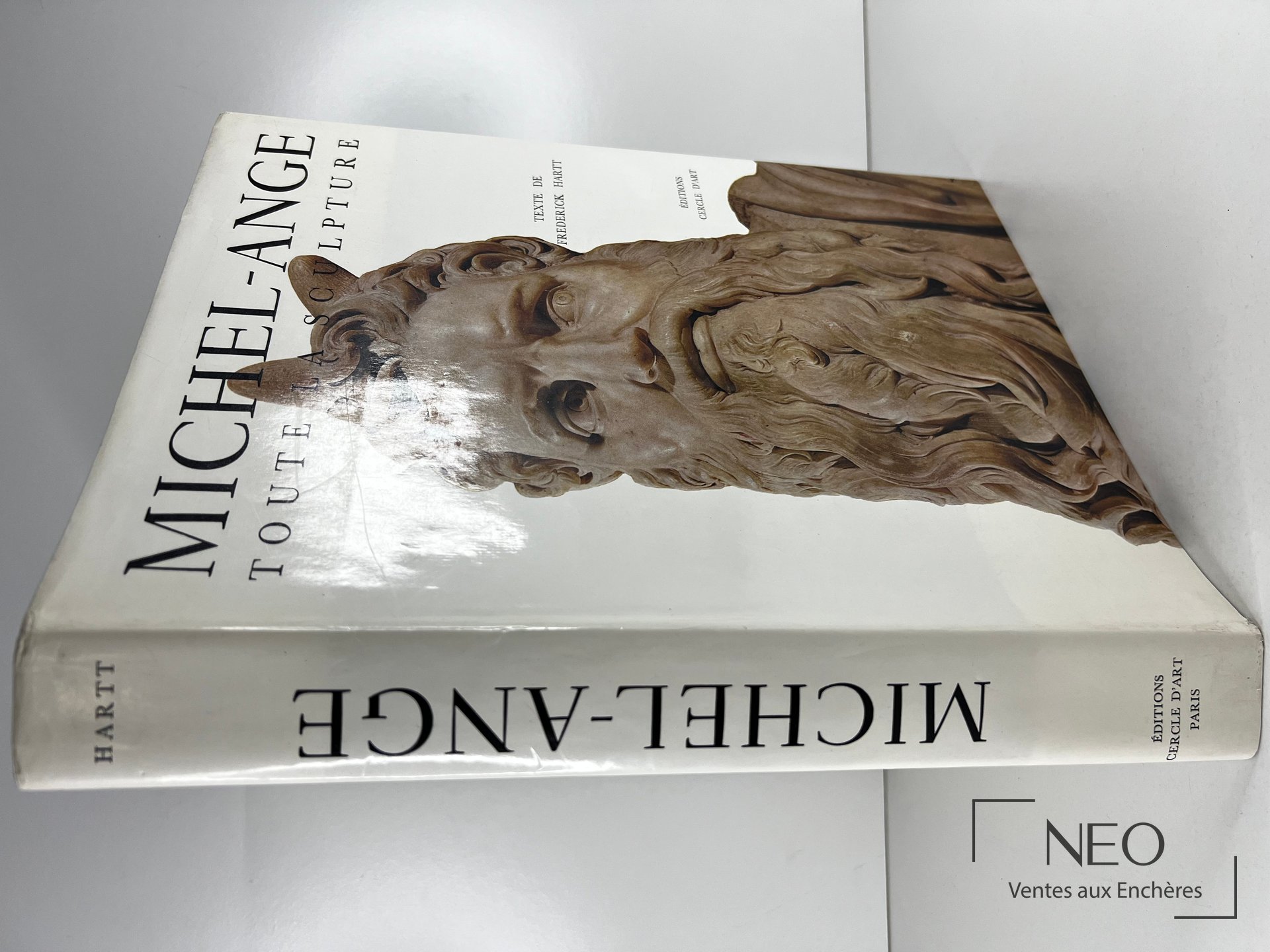 Couverture de l'ouvrage Michel-Ange Toute la Sculpture de Fréderick Hartt avec jaquette illustrée
