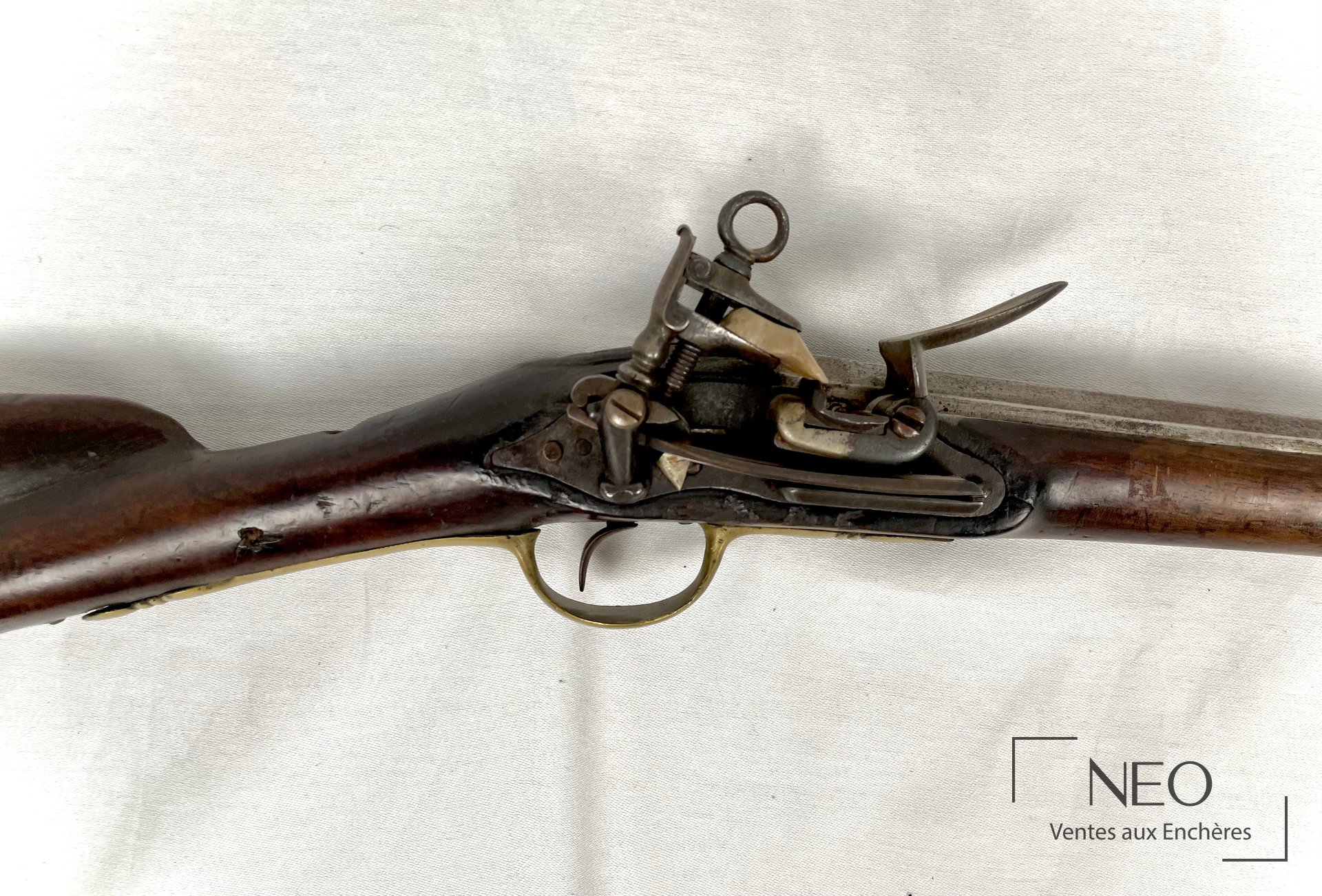 Court fusil de chasse à silex espagnol vers 1760