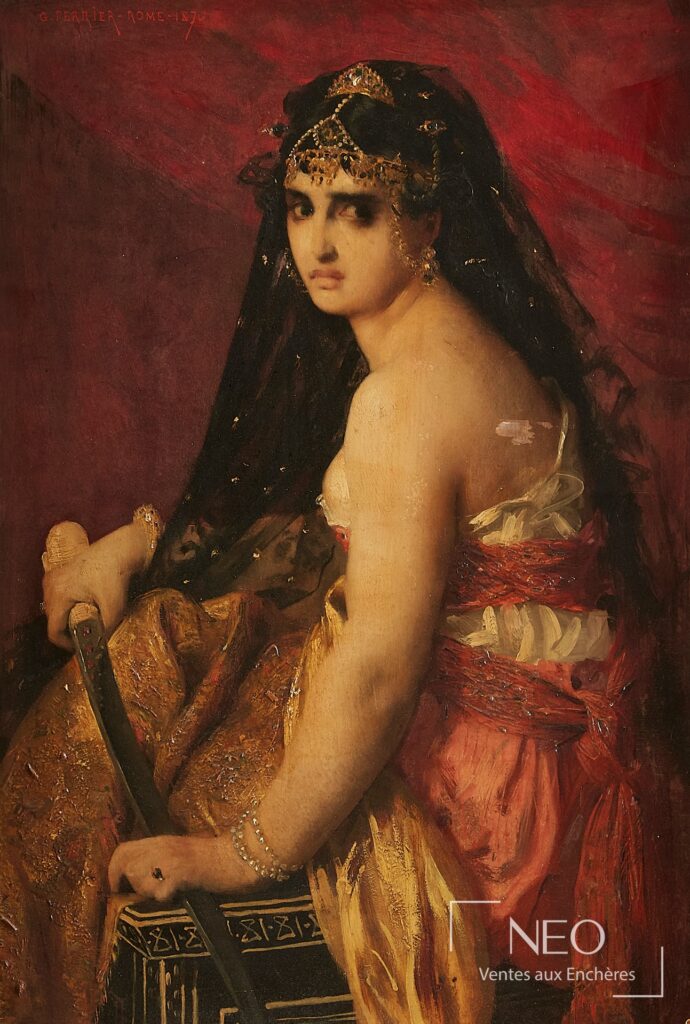 Judith tenant une épée