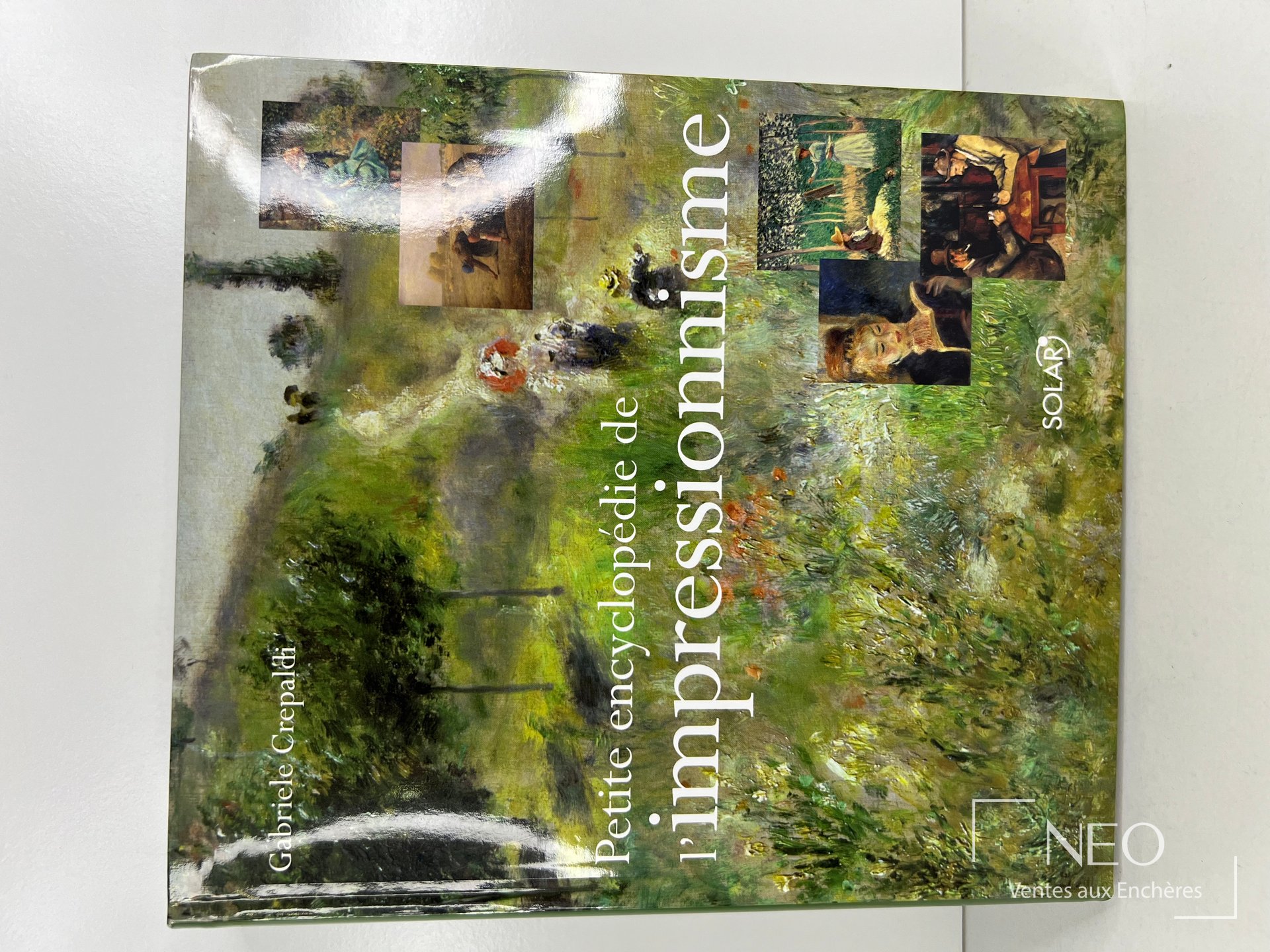 Couverture illustrée du livre Petite Encyclopédie de l'impressionnisme de Gabriele Crepaldi
