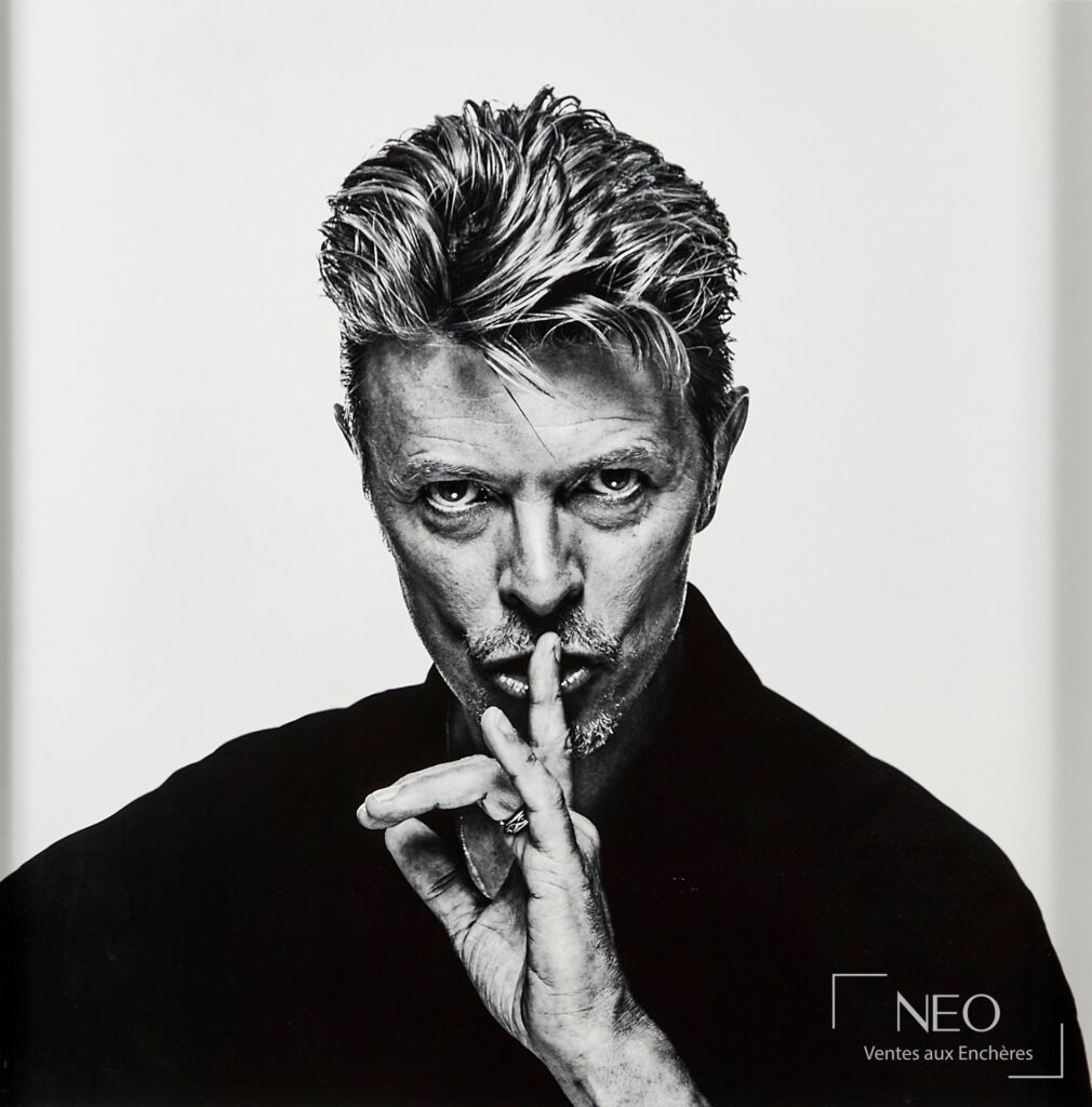Portrait noir et blanc de David Bowie par Gavin Evans