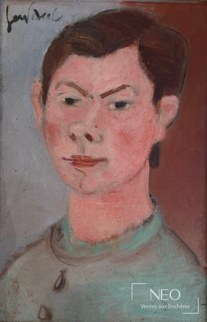Portrait d'homme peint à l'huile