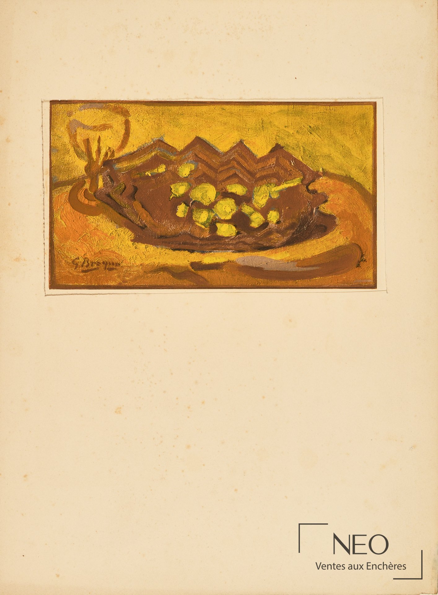 George Braque, d’après Natures mortes, quatre impressions offset sur papier