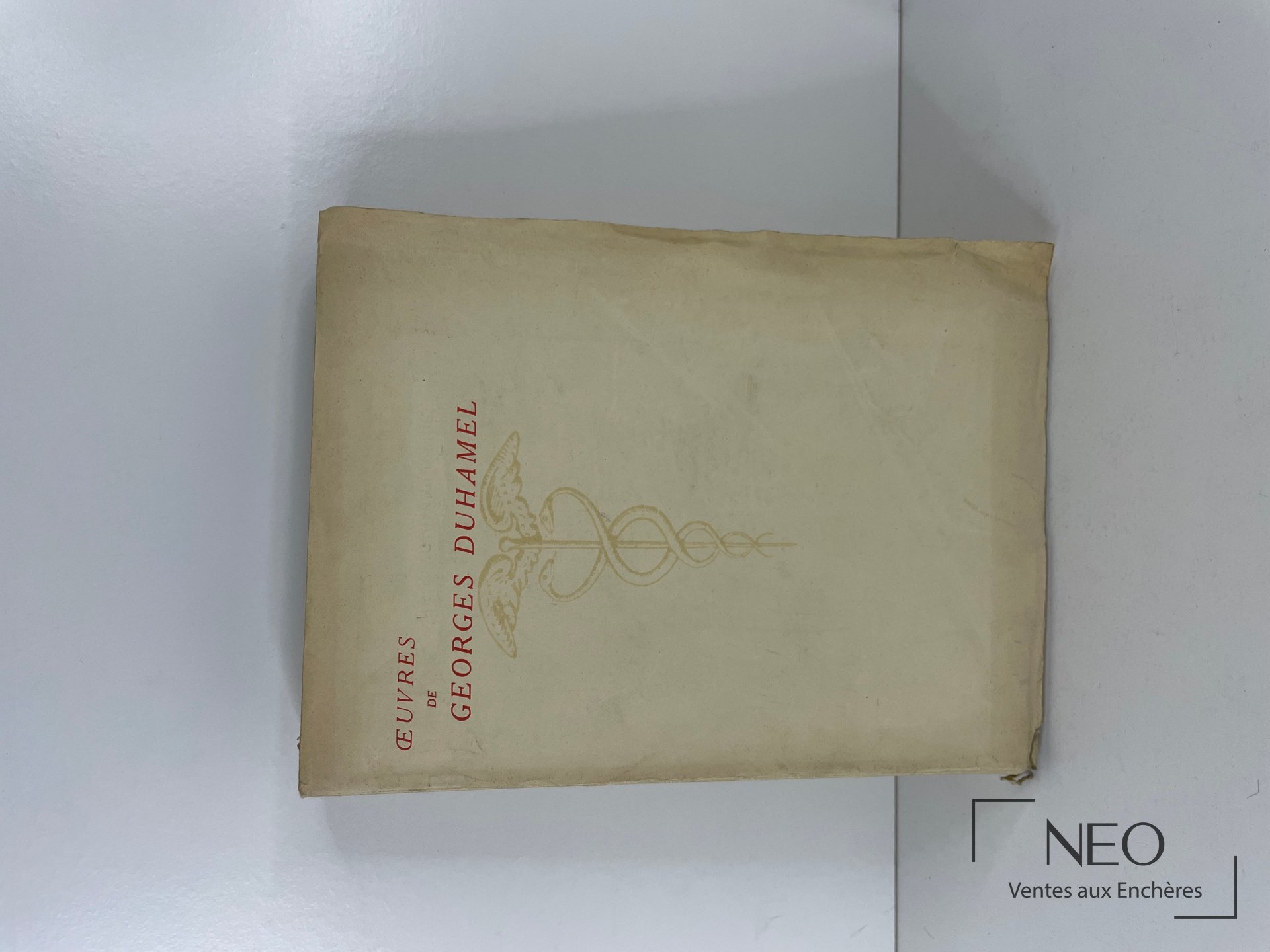 Couverture beige de l’ouvrage Georges Duhamel