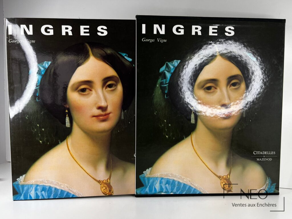 Couverture illustrée du livre Ingres de Georges Vigne
