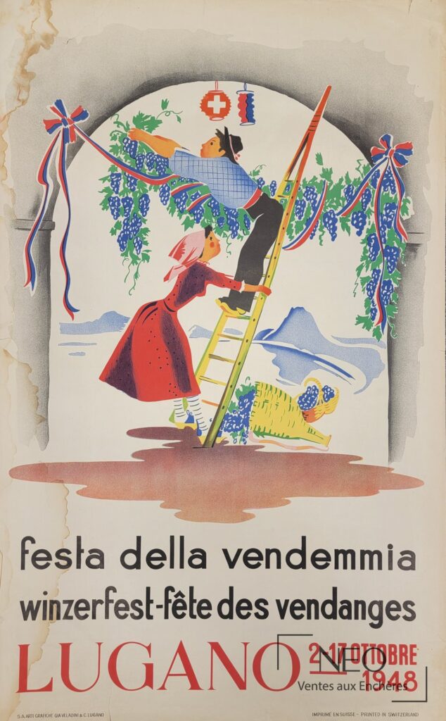 Affiche de Già Velladini pour Lugano