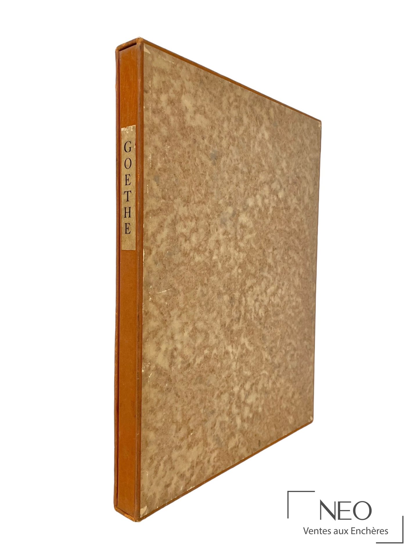 Livre Goethe sous emboîtage
