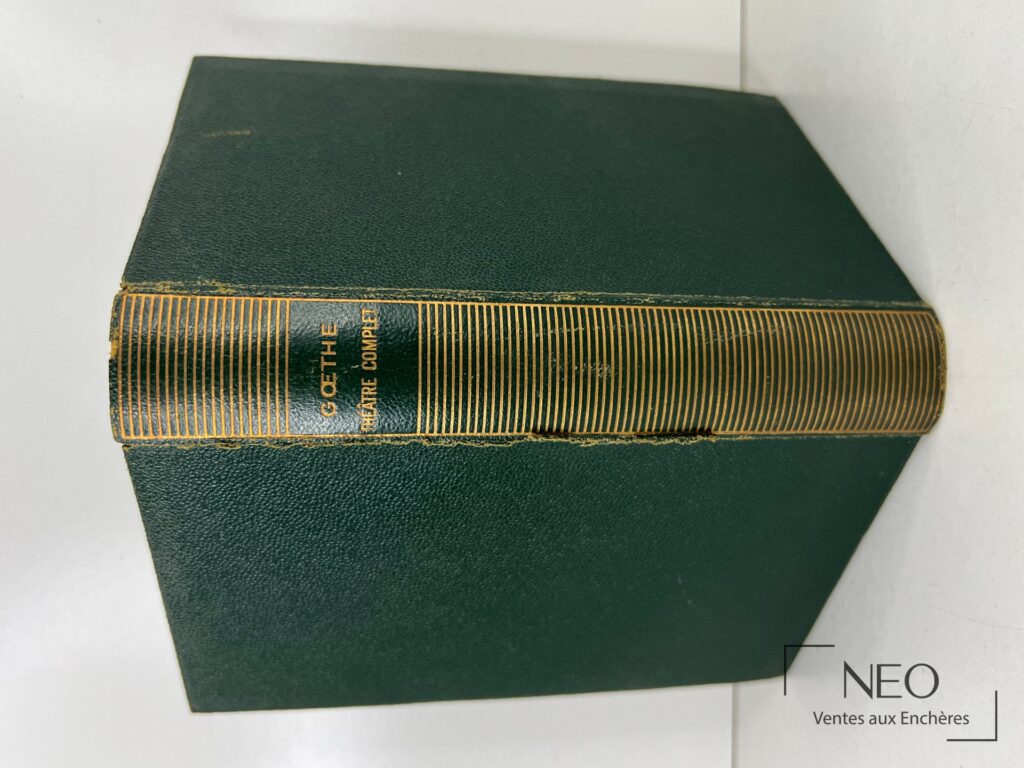 Couverture verte de Goethe