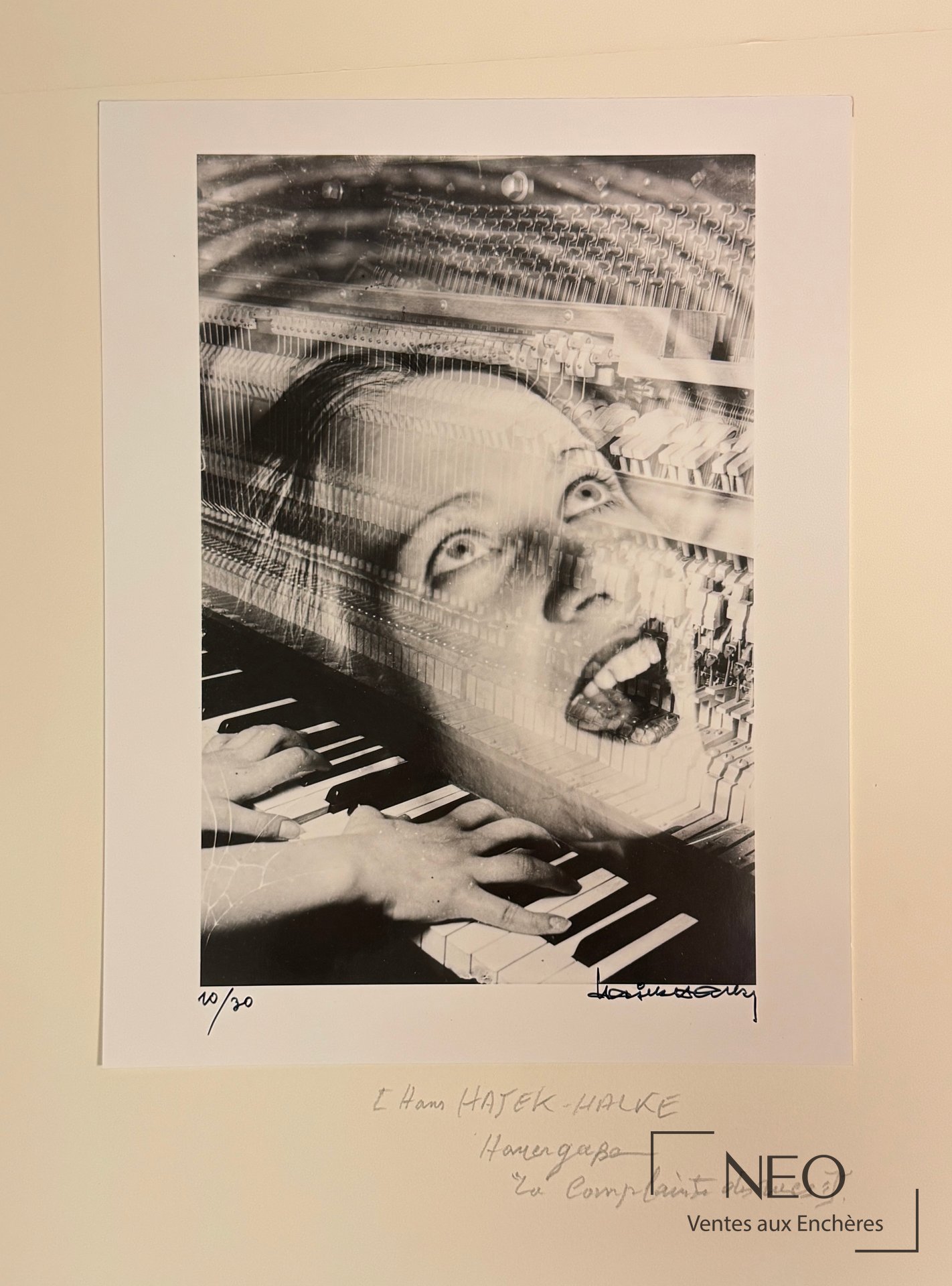 Hans HAJEK-HALKE La complainte des rues tirage argentique circa 1927