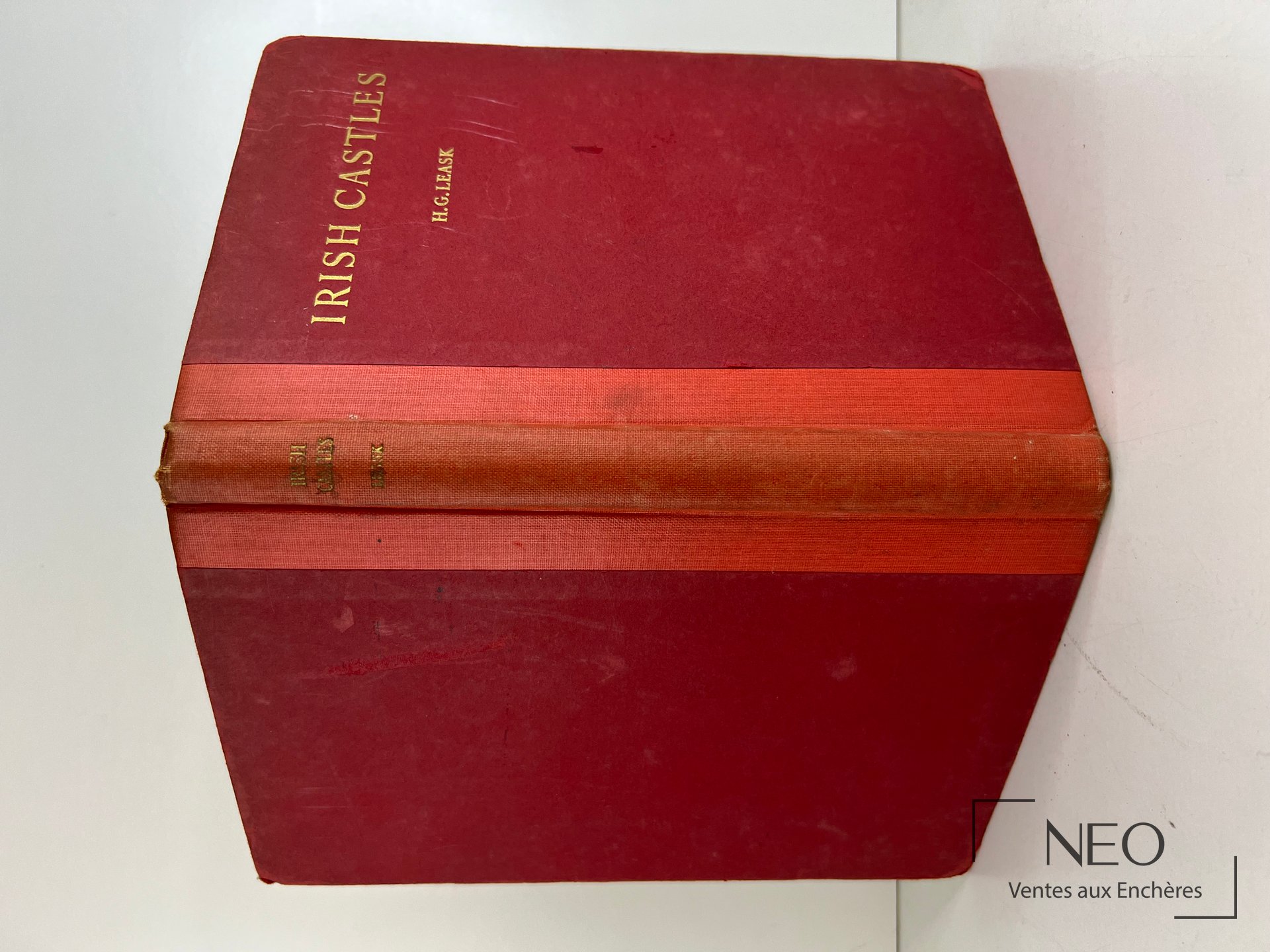Couverture rouge d'Irish Castles and Castellated Houses de Harold Leask