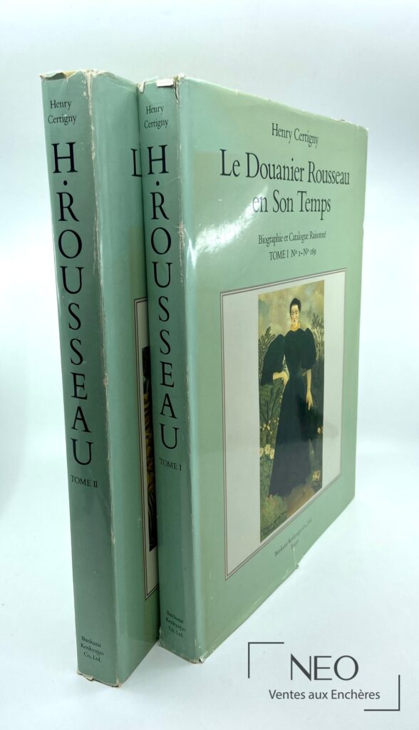Ensemble de deux ouvrages Henri Certigny avec jaquettes vertes et dos visibles