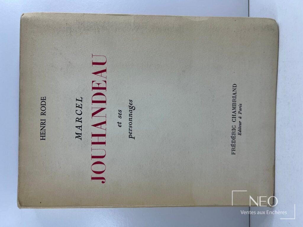 Couverture de Marcel Jouhandeau et ses personnages de Henri Rode.