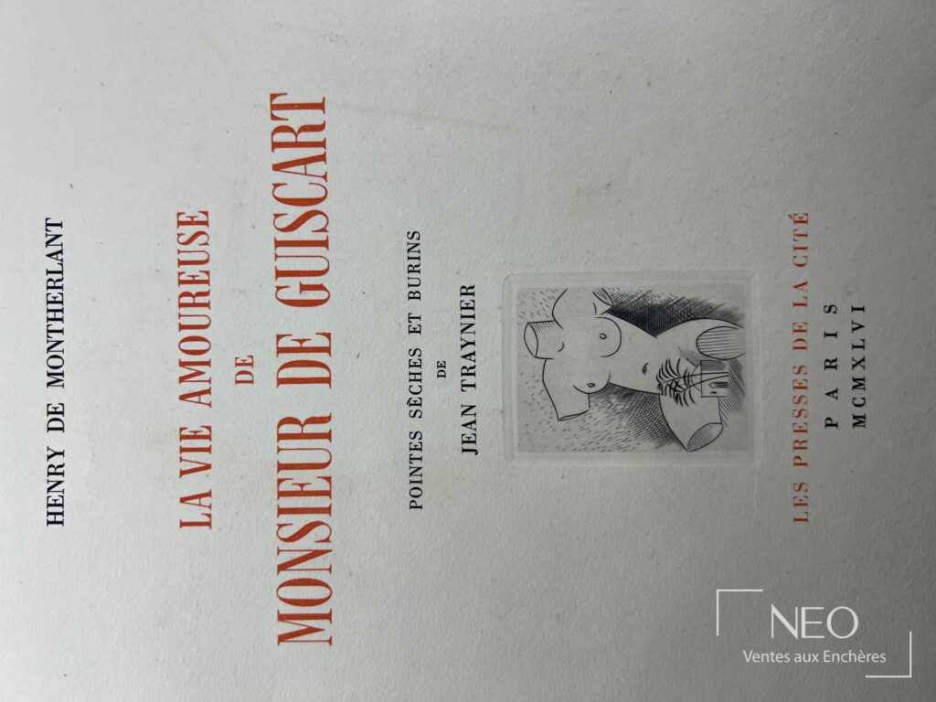 Couverture du livre La vie amoureuse de Monsieur de Guiscart de Henry de Montherlant
