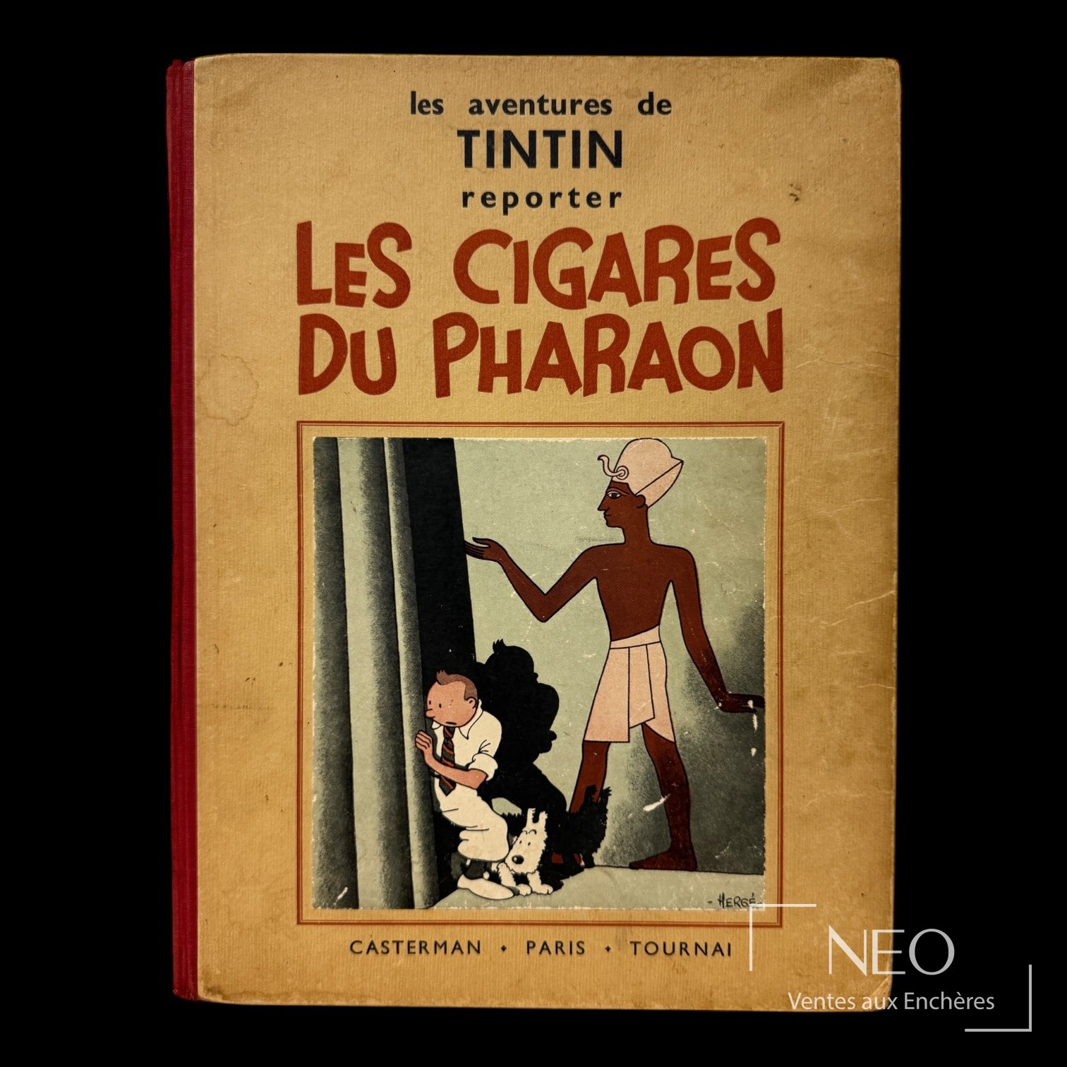 Hergé Tintin Les Cigares du Pharaon album illustré