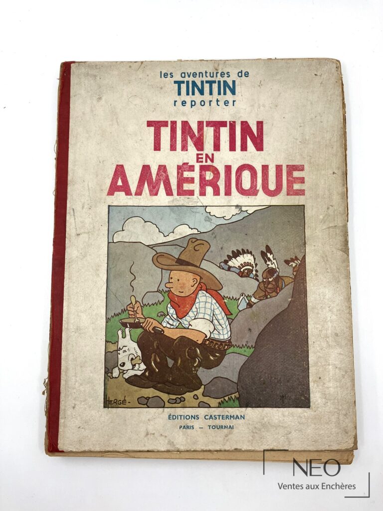 Couverture de Tintin en Amérique d’Hergé