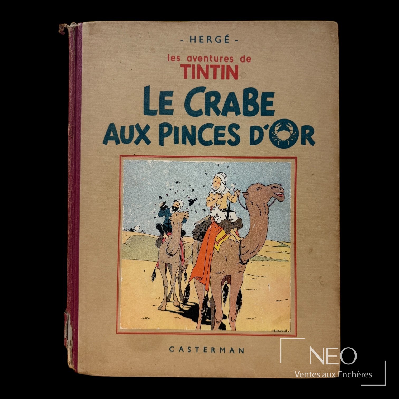 Hergé Tintin Le Crabe aux Pinces d’Or édition originale 1941