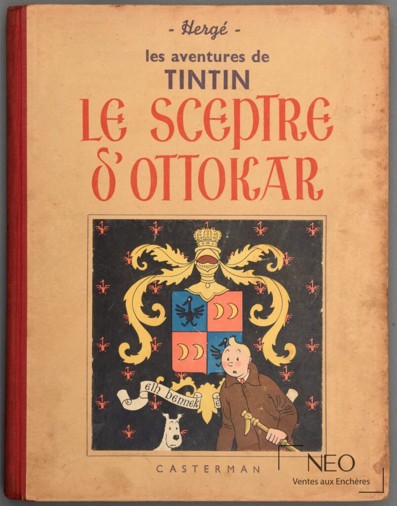 Couverture de l'album Le sceptre d'Ottokar d'Hergé