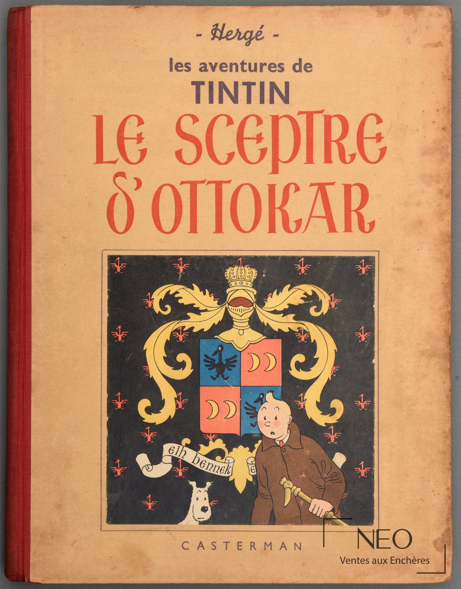 Couverture de l'album Le sceptre d'Ottokar d'Hergé