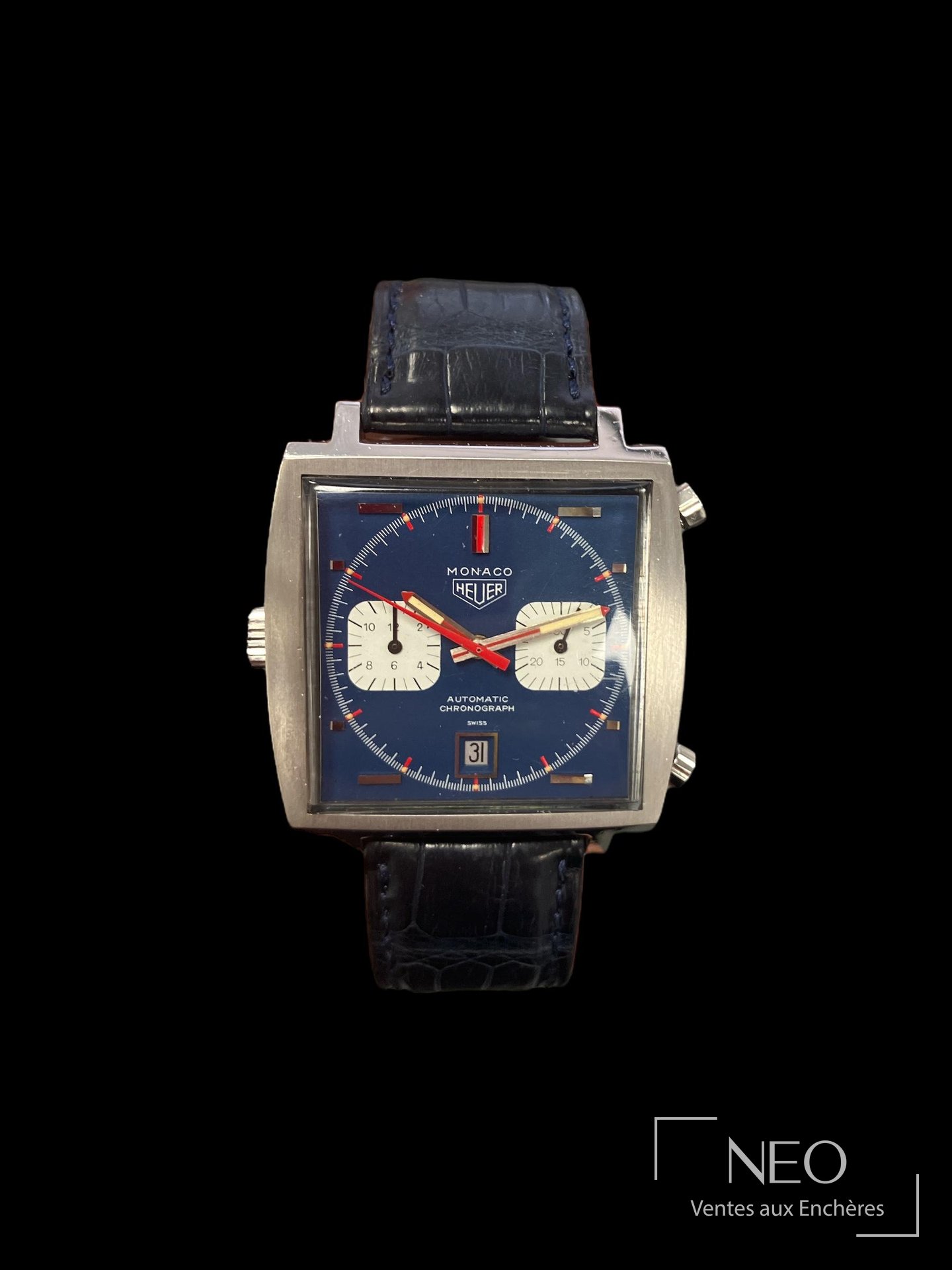 Montre Heuer Monaco en acier
